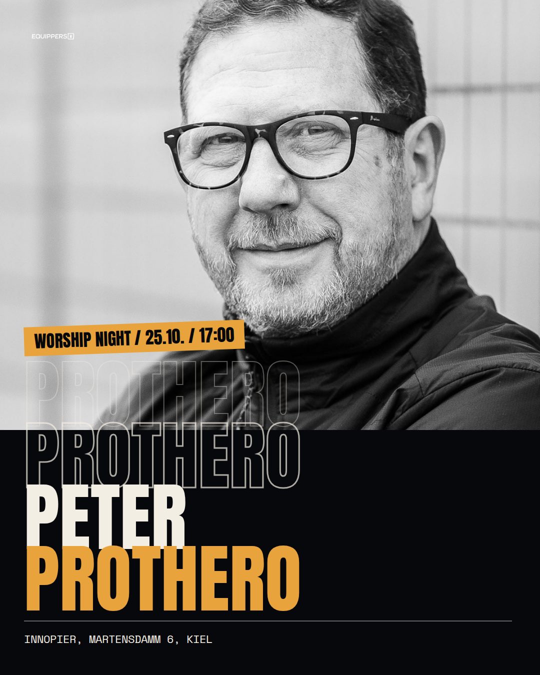 Peter Prothero bei der Worship Night am Sonntag, 25.10., um 17:00 Uhr im Innopier, Martensdamm 6, Kiel.